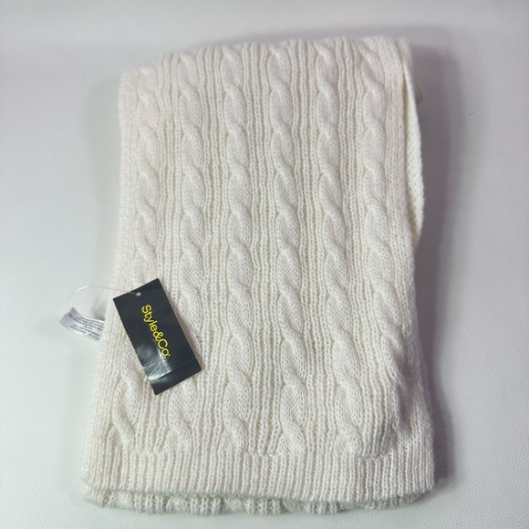 Style & Co. Accessories - 4/$25**NEW Women's Style & Co Scarf/Wrap White